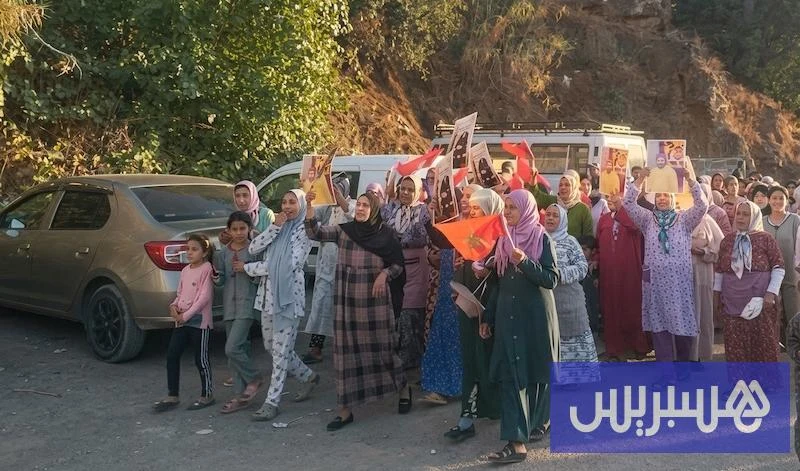 تضامن نسائي واسع مع احتجاجات تاونات للمطالبة بوقف استغلال مياه بوعادل